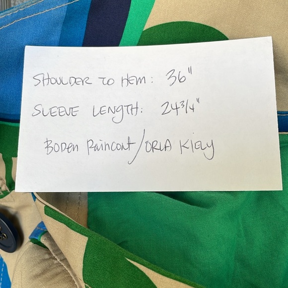 Boden Raincoat Orla Kiely pattern - Picture 8 of 13